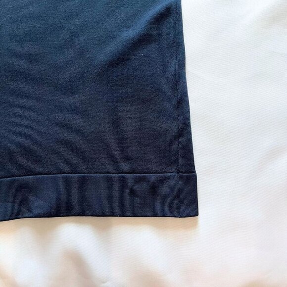 NWOT MARCIANO PINK ORANGE NAVY COLORBLOCK BODYCON KNIT TANK MINI DRESS - XS - Picture 8 of 8